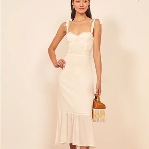 Reformation Nikita Dress in Ivory *NEW*